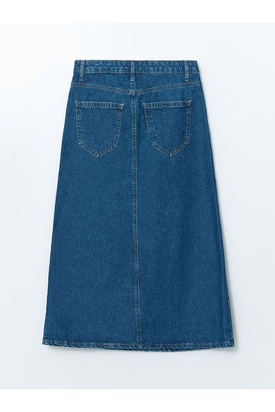 LC Waikiki Fustă de jeans pentru femei LCW Vision, cu ajustare standard