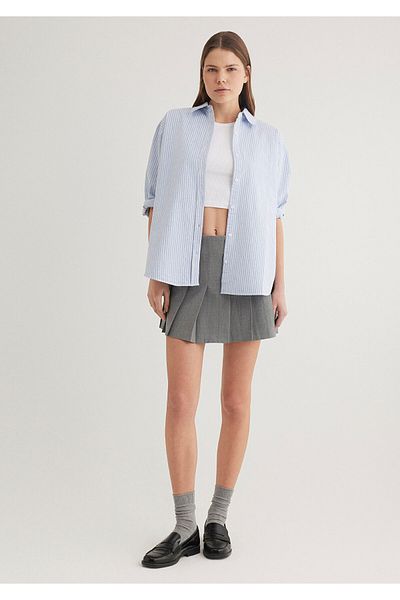 Mavi Ecru Striped Shirt - Standard Fit 1211066 -89326