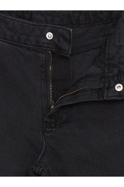 LC Waikiki Lcw Eco Black Girls' Jeans Pants with Adjustable Elastic Waist