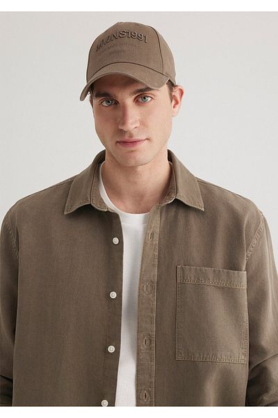 Mavi Mvjns bestickter Khaki-Hut 0911807 -35509