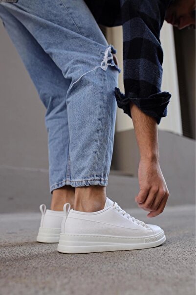 Knack Sneakers Beyaz Erkek Ayakkabısı
