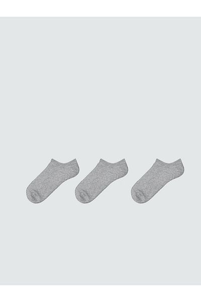 LC Waikiki New Season Women's Flat Booties Socks 3-Piece - S5Ka84Z8