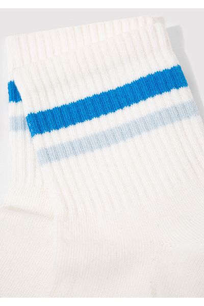 Mavi Weiße Socken mit Streifendetail 1913237 -20843