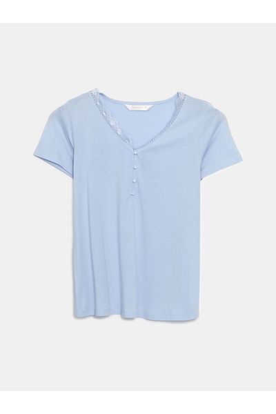 LC Waikiki Set de pijamale de maternitate Lcw Dream cu decolteu în V