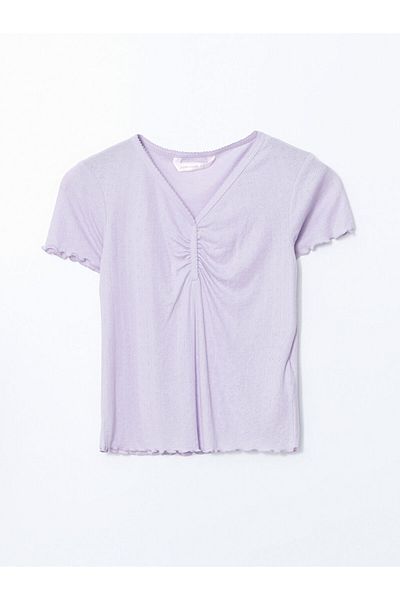 LC Waikiki Set de pijamale LCW DREAM cu decolteu în V pentru femei