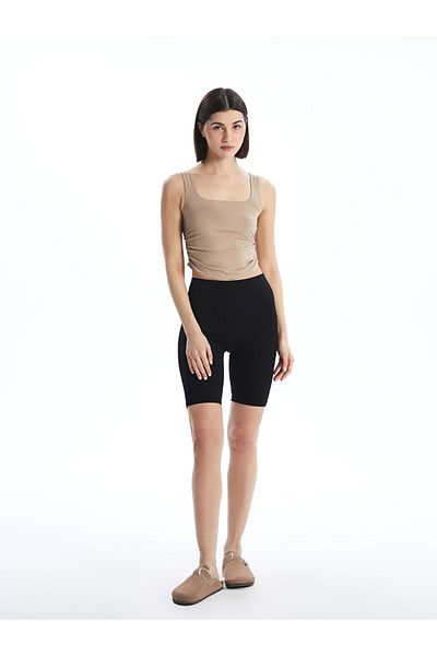 LC Waikiki New Season Square Neck Crop Women's Tank Top - S5Cu36Z8