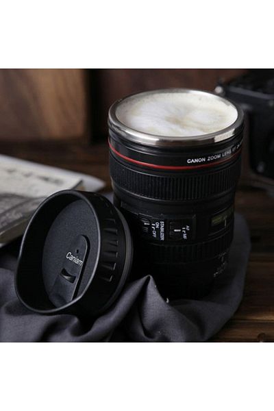 MERGEN STORE Mug with Steel Lens Design