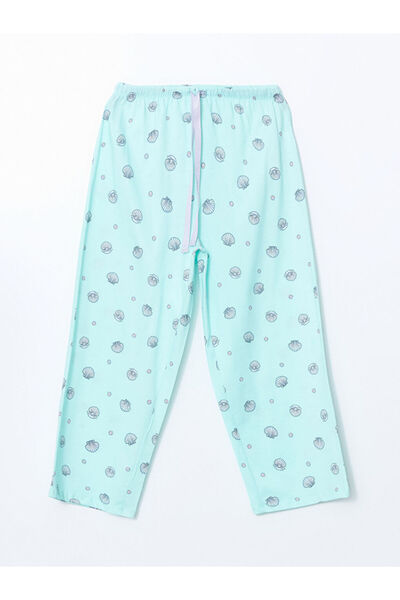 LC Waikiki Set pijama capri pentru femei LCW DREAM cu decolteu rotund