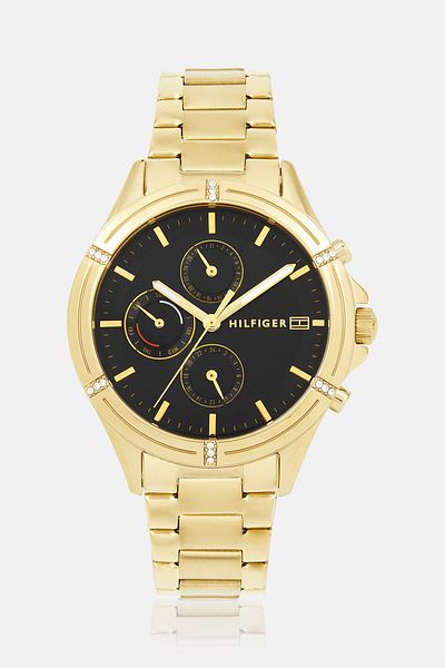 Tommy Hilfiger Women 1782504 Stainless Steel Watch, 30mm, Gold