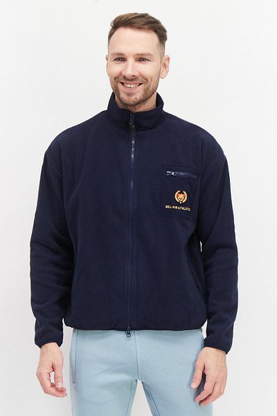 Bel-Air Athletics Men Sportswear Fit Long Sleeve Training Sweatshirt, Navy Blue