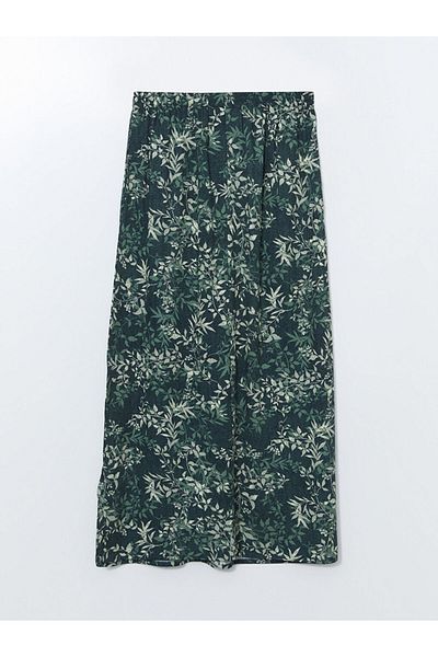 LC Waikiki Floral γυναικεία φούστα με ελαστική μέση