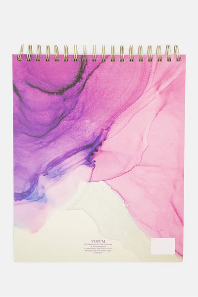 Votum Personalized Artist Sketchbook 88 Sheets, Purple Combo