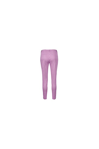 Tchibo Women Regular Fit Stripe Straight Leg Pants, Pink