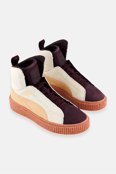 Puma x Naturel Women Platform Lace Up Outdoor Shoes, Plum