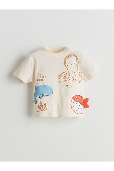 LC Waikiki Printed Baby Boy T-Shirt and Pants 2-Pack