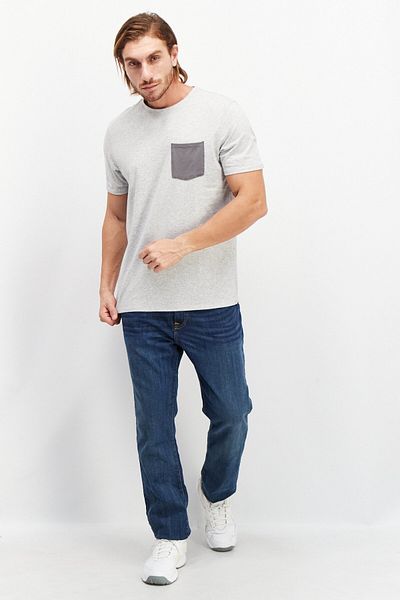 Kenneth Cole Men Crew Neck Short Sleeve Heather T-shirt, Grey