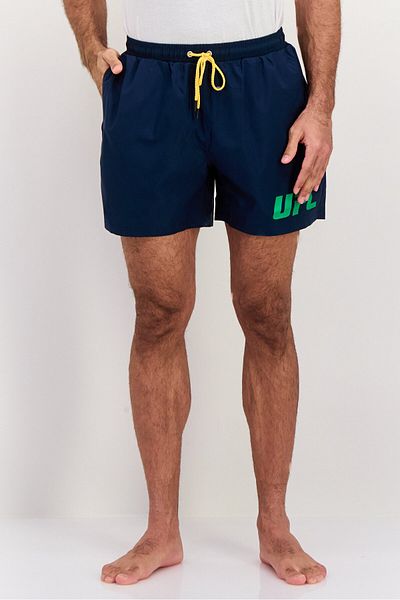 UFC Men Brand Logo Board Short, Navy Blue
