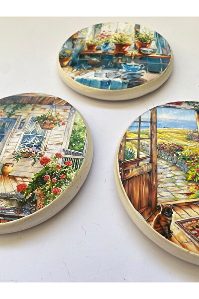 ZeyMin Art Mutfak Temalı 3lü Duvar Süsü