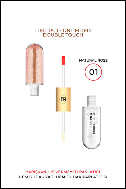 Nera Classy 2in1 Likit Ruj - Unlimited Double Touch Lip Oil - Lip Gloss & Oil...