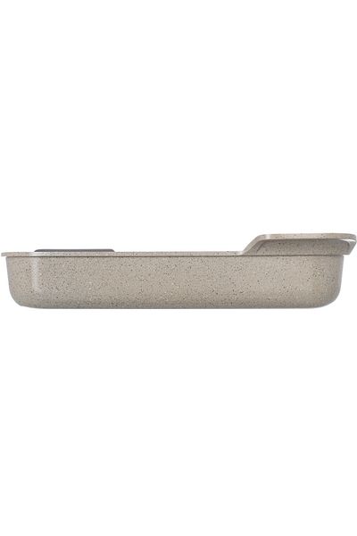NEOFLAM ,Rectangular Ovenware,Large,32*40cm,double integrated handle,Warm Marble Color