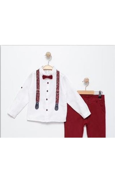 Terry 230-01-25 Boy's Suit Set of 4 with Bow Tie and Slopet