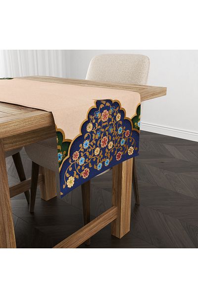 Filamente Ramadan Runner / Ramadan Pattern / Rezistent la pete - Tesatura Micropetek lavabila 140x40