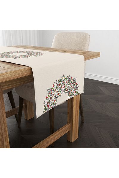 Filamente Ramadan Runner / Ramadan Pattern / Stain Resistant - Washable Micropetek Fabric 140x40