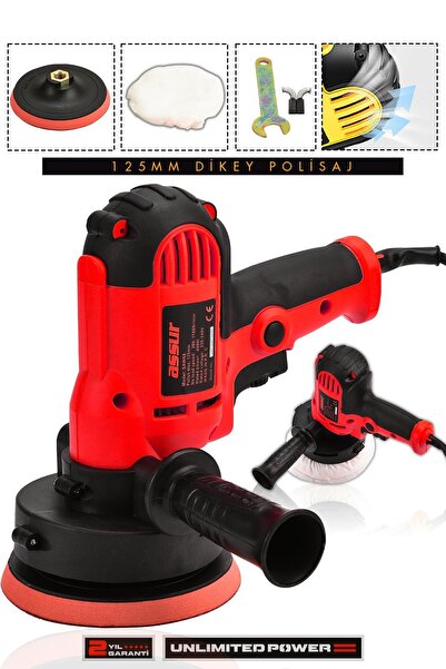 ASSUR 450w Elektrikli 125 mm Dikey Polisaj Zımpara Makinesi