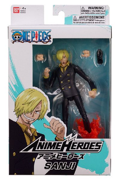BANDAI Anime Heroes One Piece Sanji 7-Inches