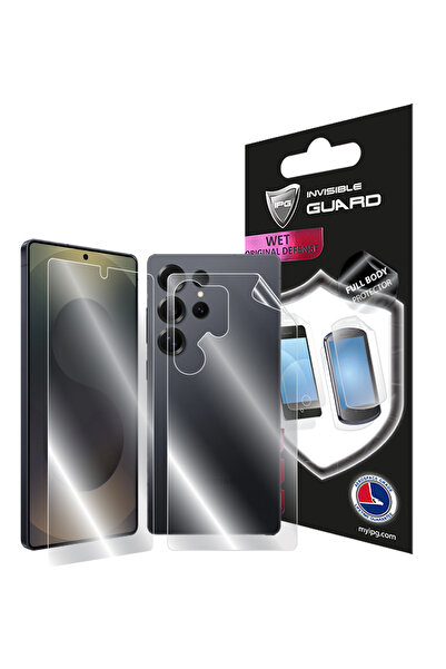 Ipg Samsung Galaxy S25 Ultra için IPG Hydrogel Tam Kaplama (Ekran ve Arka Kor...