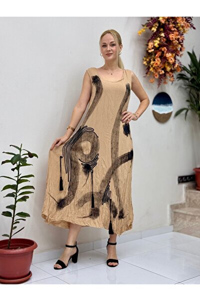 Punta Otantik Φόρεμα Vual VL1153 Camel