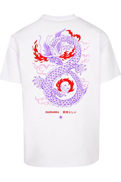 F4NT4STIC Fantastic Japanese And Dragon Fire With Heavy Oversize Tee