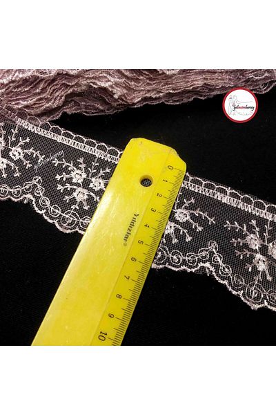 Gelincimherşey Powder Pink Color Lace Tulle Guipure For Home Dowry Ornament