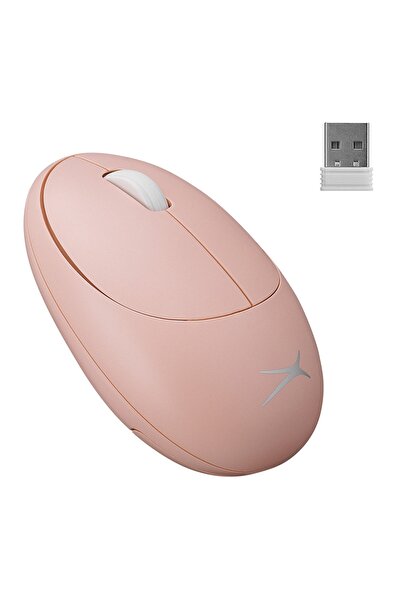 Genel Markalar Mouse Kablosuz Alkalin Pilli 2.4 Ghz 1200 Dpi Altec Lansing ALBM7335 Pembe