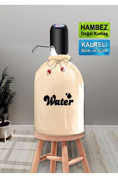 enmalife Калъф за демижон с щампа „Вода - капка вода“