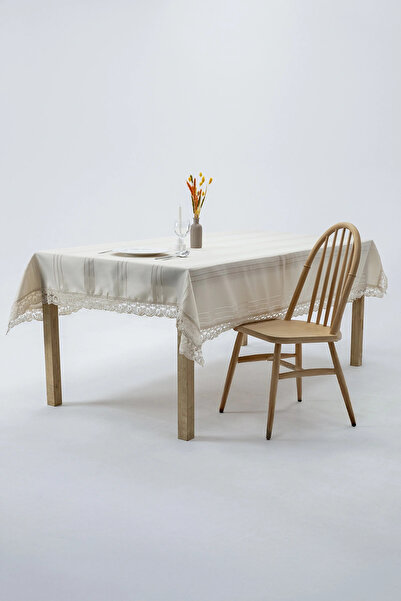 FAVORA 160X220 Mink Laurel Stain-Proof Tablecloth