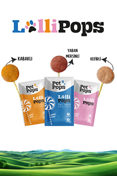 PET POPS 3'lü Freeze Dry Lollipops Lezzet Paketi – Doğal Ve Sağlıklı Ödül! - ...