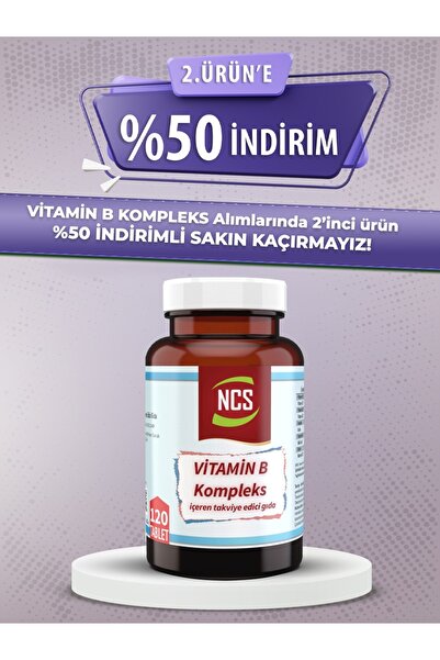 NCS Vitamin B Complex B Vitamins 120 Tablets B Complex B Vitamins