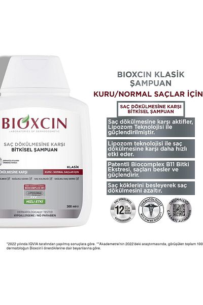 Bioxcin Genesis Anti-Spill - 300ml X 4 Pcs + 1 Pcs 100ml Herbal Shampoo Gel Gift