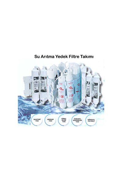 GL GENERAL 6 Filtreli Su Arıtma Cihazı Yedek Filtre Takımı