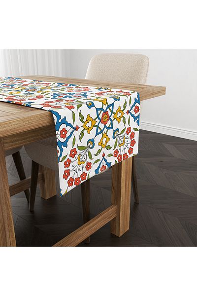 Filamente Ramadan Runner / Ramadan Pattern / Stain Resistant - Washable Micropecks Fabric 140X41