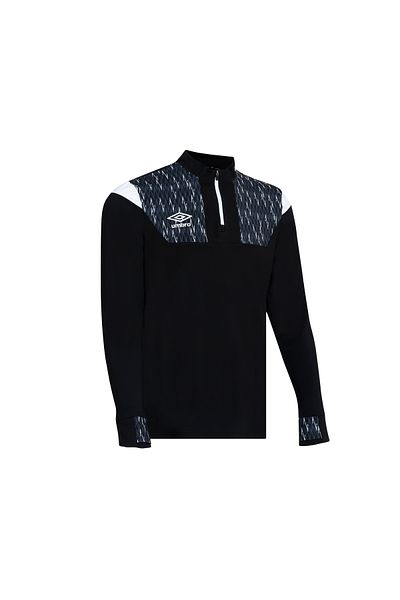UMBRO Diamond Training Sweat Training Μονό Τοπ Μαύρο - Λευκό