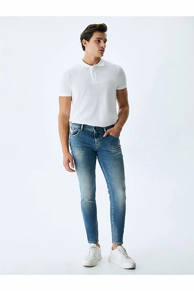 Ltb Blugi pentru bărbați Blue Diego X Leiko Wash - 01009512381451354872 -Std