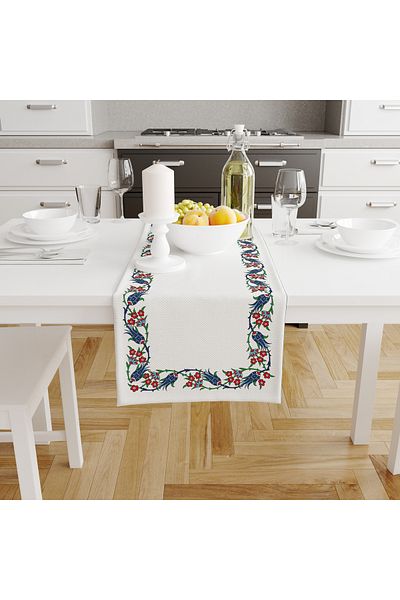 Filamente Ramadan Runner / Ramadan Pattern / Stain Resistant - Washable Micropecks Fabric 140X41