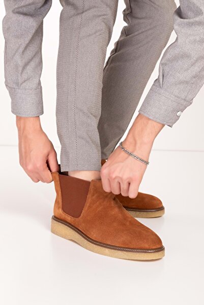 Gondol Erkek Hakiki Deri Kaucuk Taban Günlük Bot Tx.77810