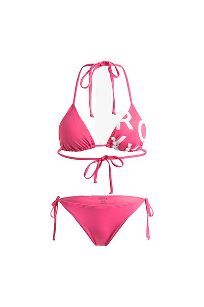 Roxy Ροζ γυναικείο μπικίνι SD Beach Classics Tie Side