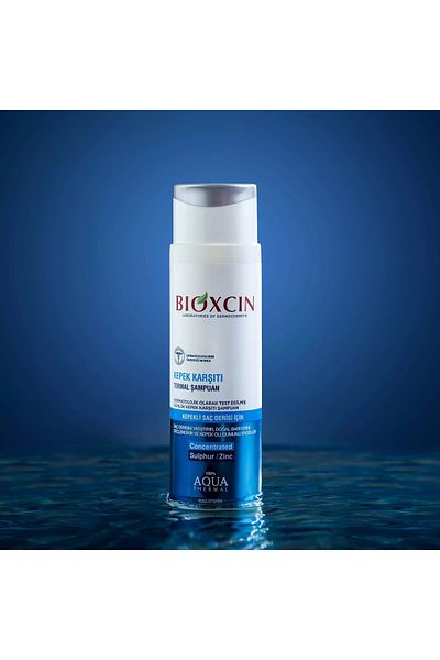 Bioxcin Aquathermal Anti-Dandruff Thermal Shampoo (All Hair Types) 300ml X 5 Pcs + 1 Pcs 100ml Gel Gift