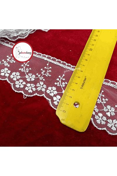 Gelincimherşey Tiny Floral Lace Tulle Guipure