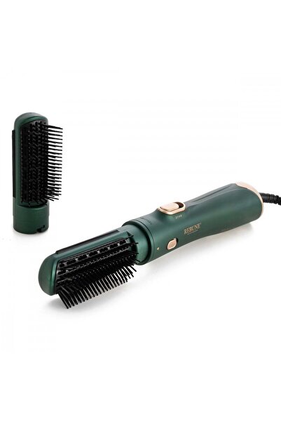 rebune Ribon Hair Dryer, 2 Brushes, 1200 Watt, Green