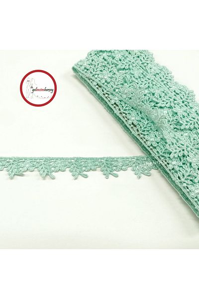 Gelincimherşey Floral Nil Green Lace Guipure